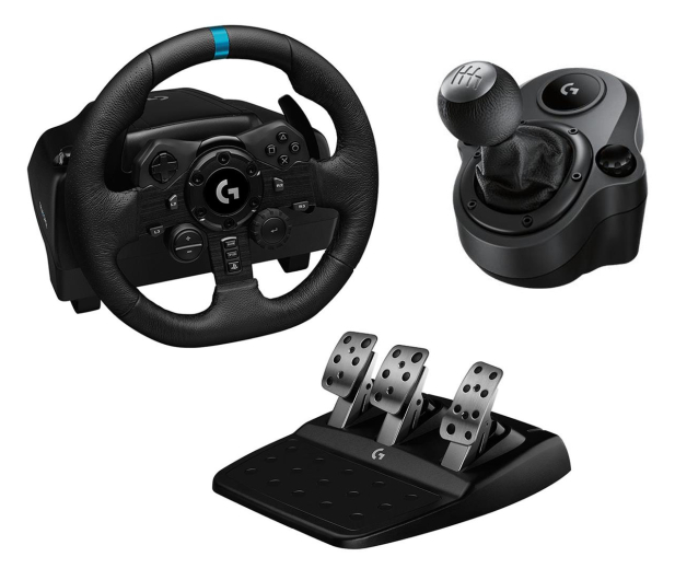 Logitech G923 + Shifter PS5/PS4/PC - 1202308 - zdjęcie